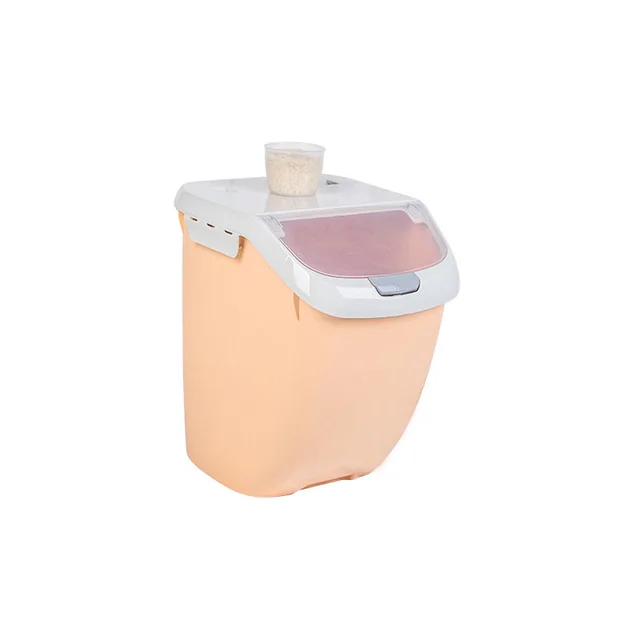Bullet Cover Rice Storage Box Kitchen Home Orange - Shop at LoveMi