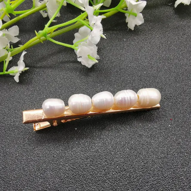 Hair Accessories Natural Shell Freshwater Pearl Hairpin - Shop at LoveMi