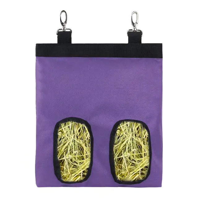 Small Pet Feed Bag Hay Bag Chinchilla Dutch Rat Hanging Rabbit Feeding Bag Purple - Shop at LoveMi