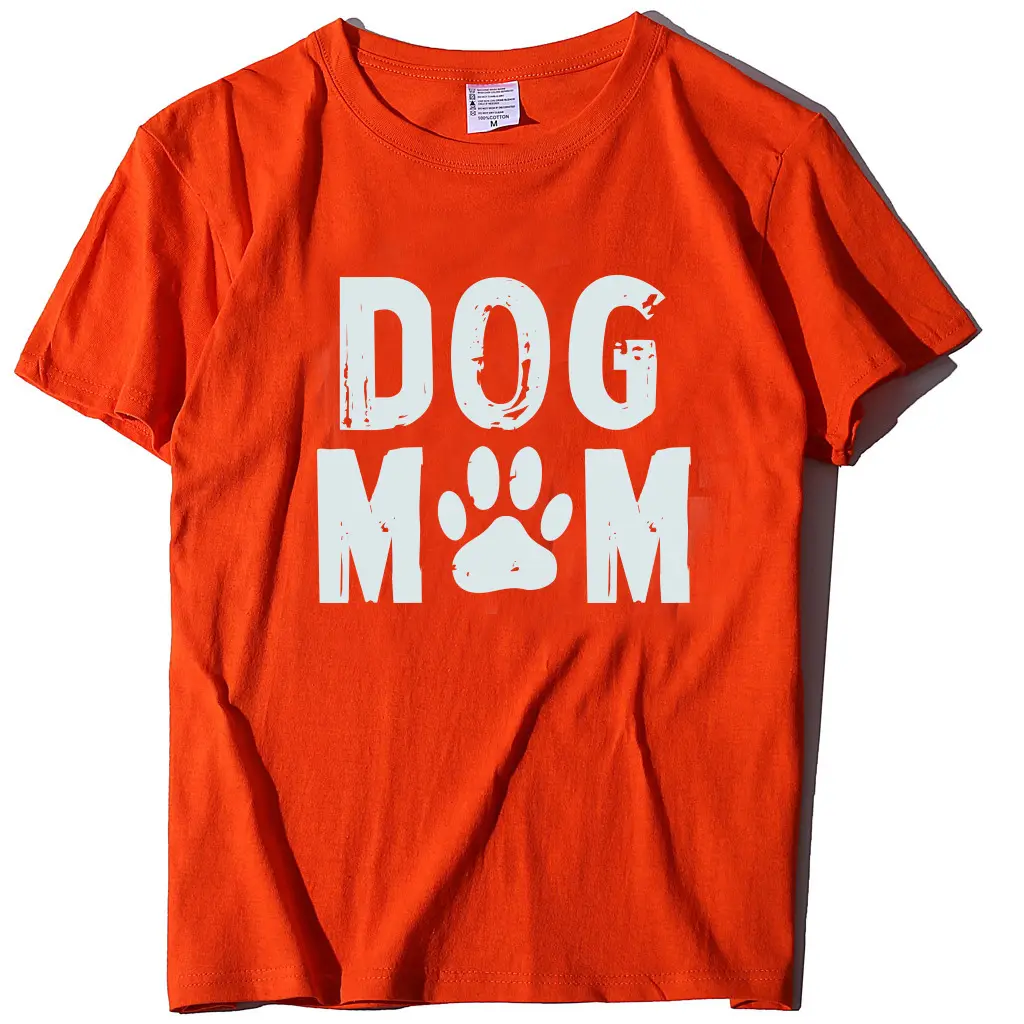 O-neck Loose Summer T-shirt Beautiful Top Casual Women's Clothing - Orange
