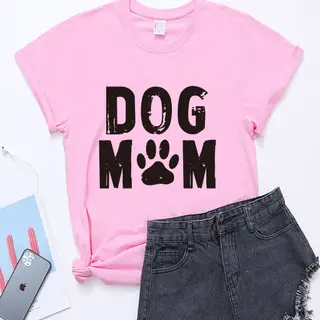 O-neck Loose Summer T-shirt Beautiful Top Casual Women's Clothing - Pink
