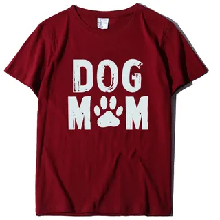 O-neck Loose Summer T-shirt Beautiful Top Casual Women's Clothing - Wine Red