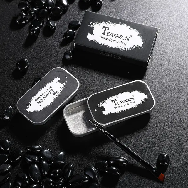 European And American Makeup Eyebrow Styling Wax Transparent Eyebrow Wax Black - Shop at LoveMi