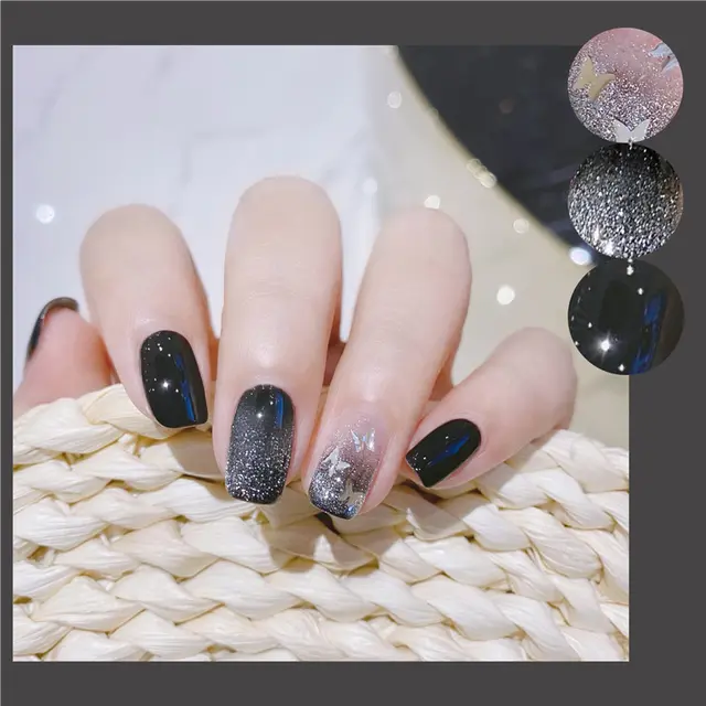Luminous Nail Art Sticker Nail Patch Lasting Waterproof D - Shop at LoveMi