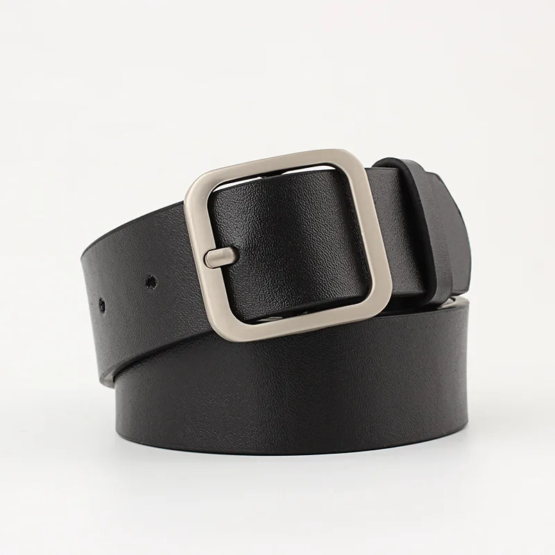 Fashion Korean Style Trendy Decorative Trouser Belt Belt - Black