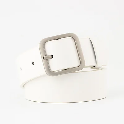 Fashion Korean Style Trendy Decorative Trouser Belt Belt White - Shop at LoveMi