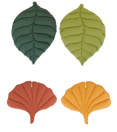 Leaf Shape Soft Dog Bed Mat Soft Crate Pad Machine Washable Mattress for Large Medium Small Dogs and Cats Kennel Pad Set - Shop at LoveMi