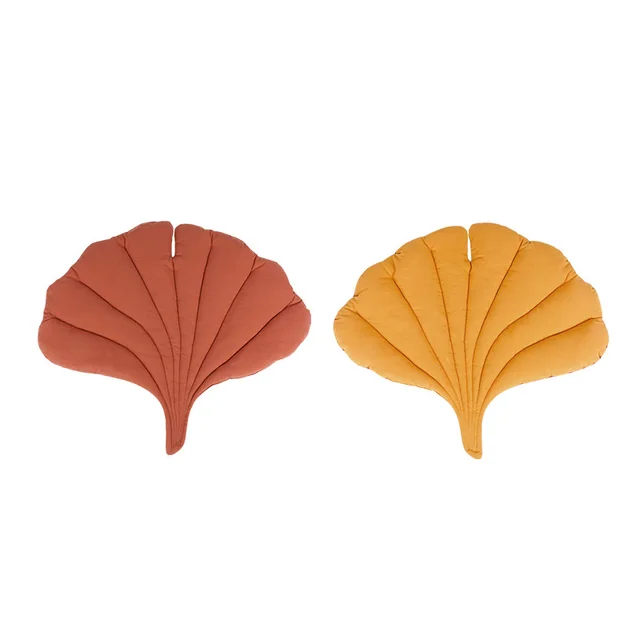 Leaf Shape Soft Dog Bed Mat Soft Crate Pad Machine Washable Mattress for Large Medium Small Dogs and Cats Kennel Pad Yellow - Shop at LoveMi