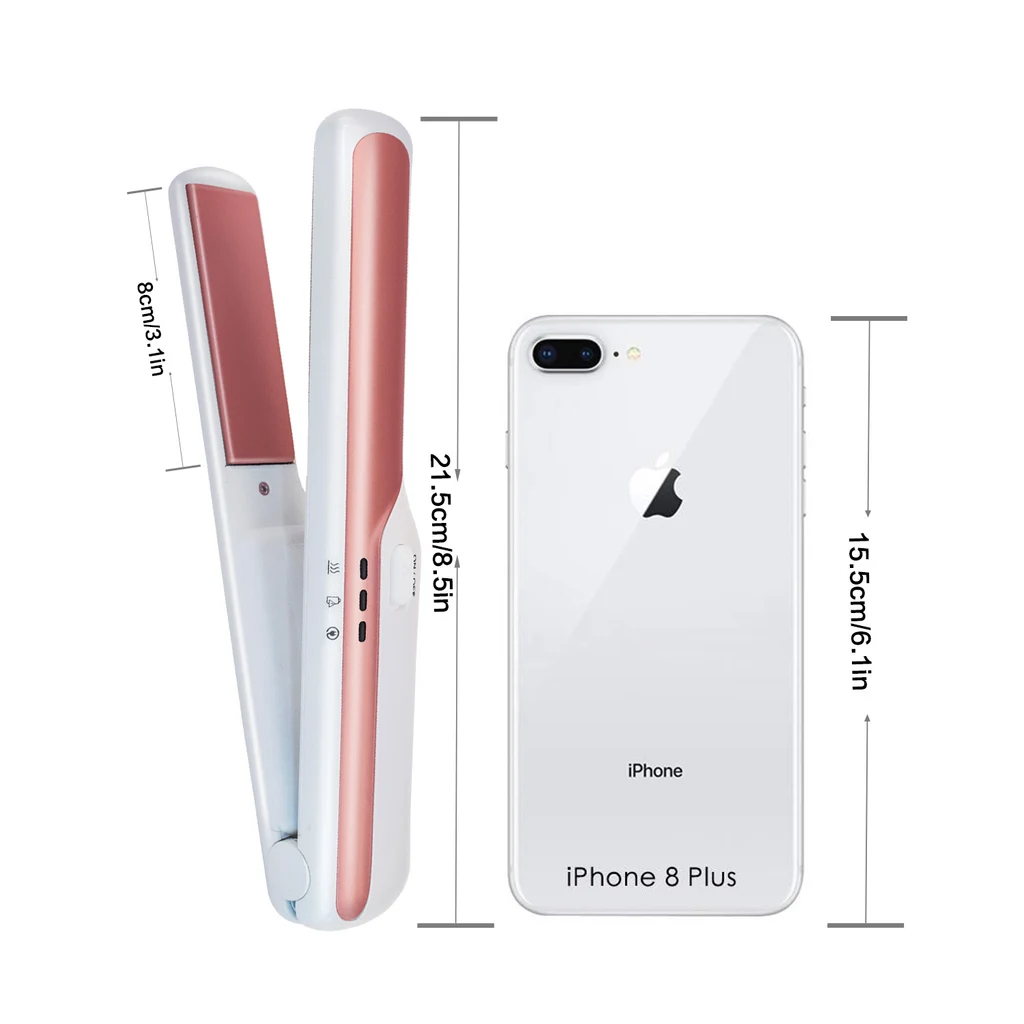 Comb Beard Styling Comb Curling Rod - White