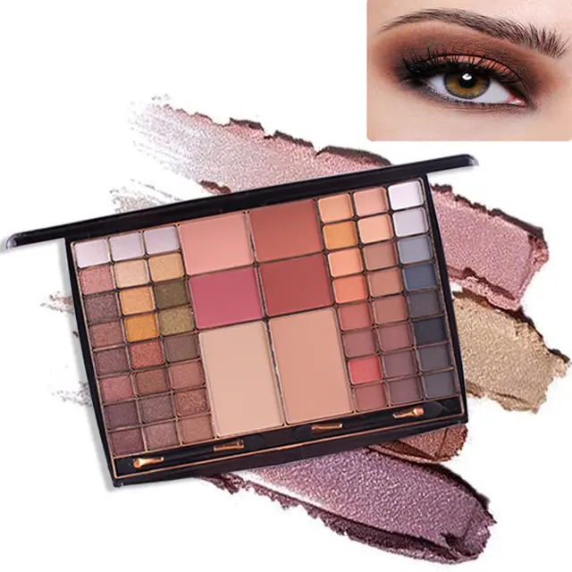 Shimmer Eye Shadow Palette Waterproof Eyeshadow Pallete Colorful - Shop at LoveMi