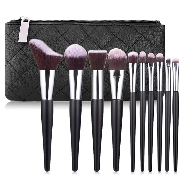 New 10 Wavy Makeup Brush Loose Powder Blush Eye Shadow Brush - Shop at LoveMi