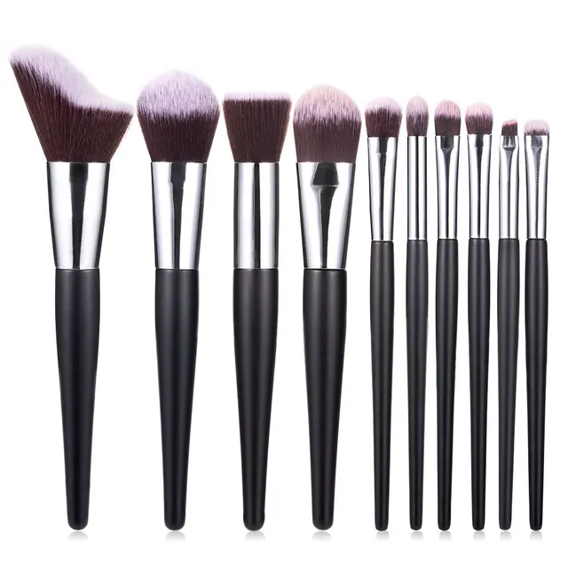 New 10 Wavy Makeup Brush Loose Powder Blush Eye Shadow Brush - Shop at LoveMi