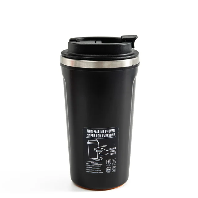 Coffee Cup Without Pouring Suction Cup, Customizable Gift Cup Without Pouring Cup Black - Shop at LoveMi