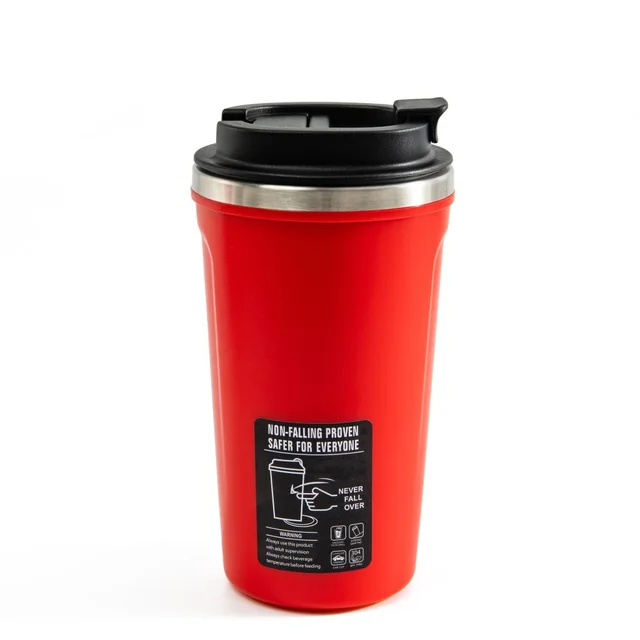 Coffee Cup Without Pouring Suction Cup, Customizable Gift Cup Without Pouring Cup Red - Shop at LoveMi