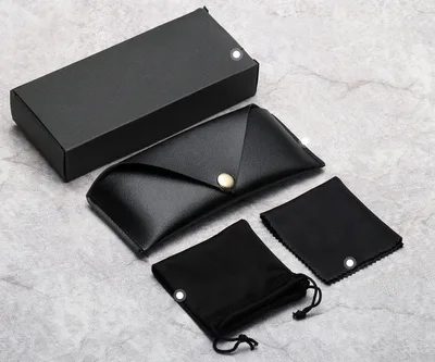 Sunglasses Leather Packaging Box Packaging Portable Elastic Drawstring Box - Shop at LoveMi