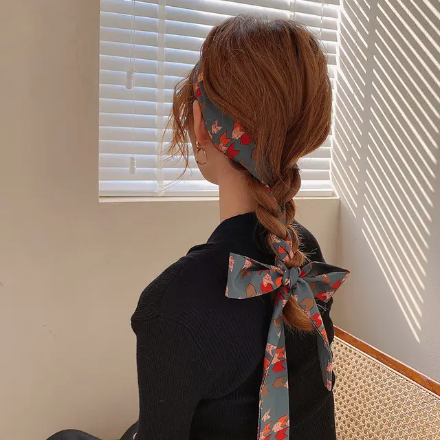 Going Out In Autumn And Winter To Tie The Hair Ribbon - Shop at LoveMi