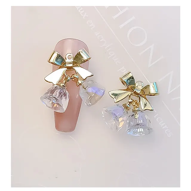 Transparent Symphony Bowknot Wind Chime Metal Decoration - Shop at LoveMi