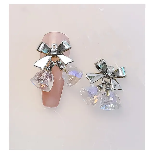 Transparent Symphony Bowknot Wind Chime Metal Decoration - Shop at LoveMi