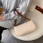 Fashion Handbag Net Red One-Shoulder Armpit Bag - Red