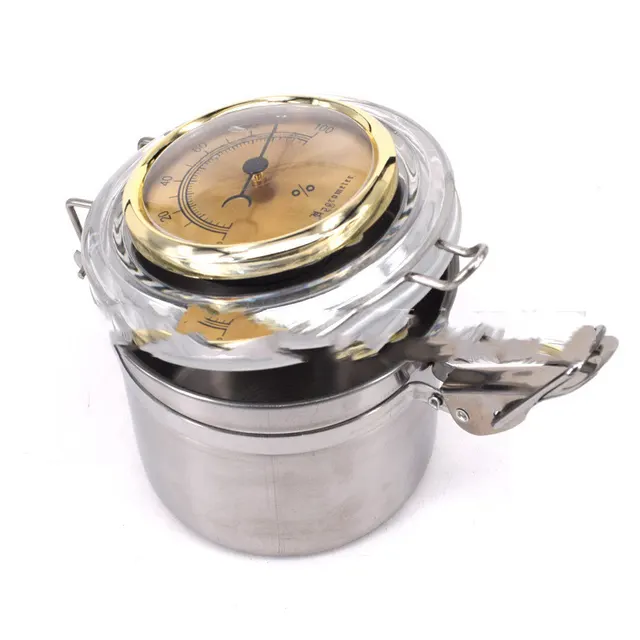 Stainless Steel Moisturizing Tank With Hygrometer Silver - Shop at LoveMi