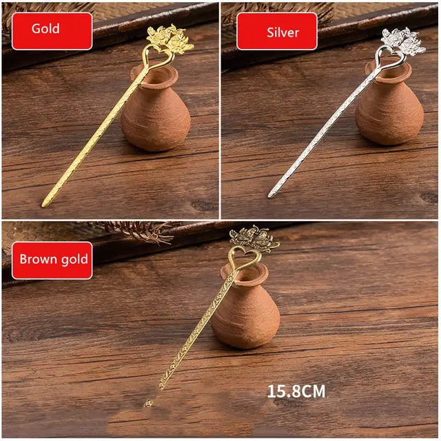 Handmade Step By Step Hairpin Hairpin Material Classical Alloy Hairpin Accessories - Shop at LoveMi