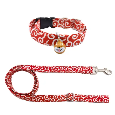 Japanese Style Dog Collar Shiba Inu Corgi Pet Small Dog Collar Aset - Shop at LoveMi