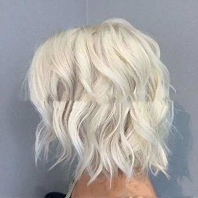 European And American Foreign Trade Wig Ladies Short Curly Hair Gold - Shop at LoveMi