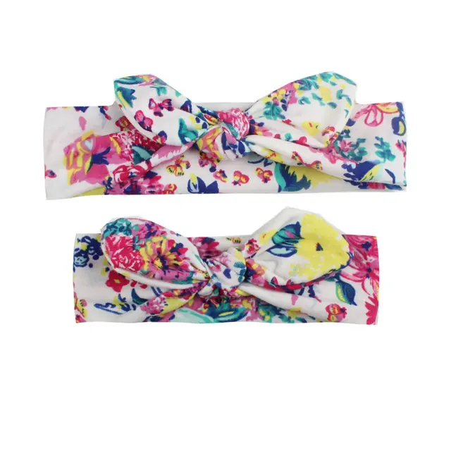 Children's Print Knotted Bunny Ears Headband G - Shop at LoveMi