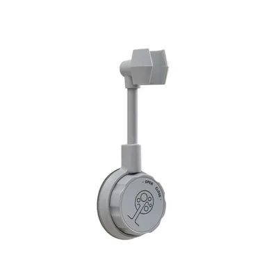 Bathroom Shower Bracket Suction Cup Base Universal Adjustment Rotation Grey - Shop at LoveMi