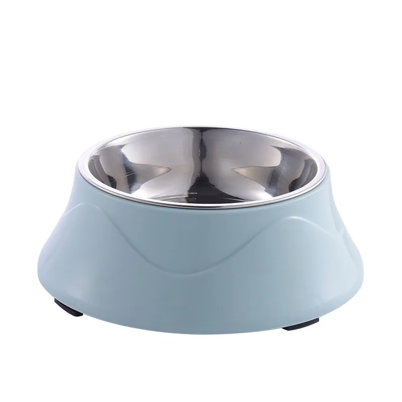 Pet Food, Stainless Steel Dog Bowl, Cat Bowl - Blue - View 1