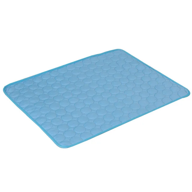 Summer Cooling Mats Blanket Ice Bed Pet Dog For Dogs Cats Blue 2 - Shop at LoveMi