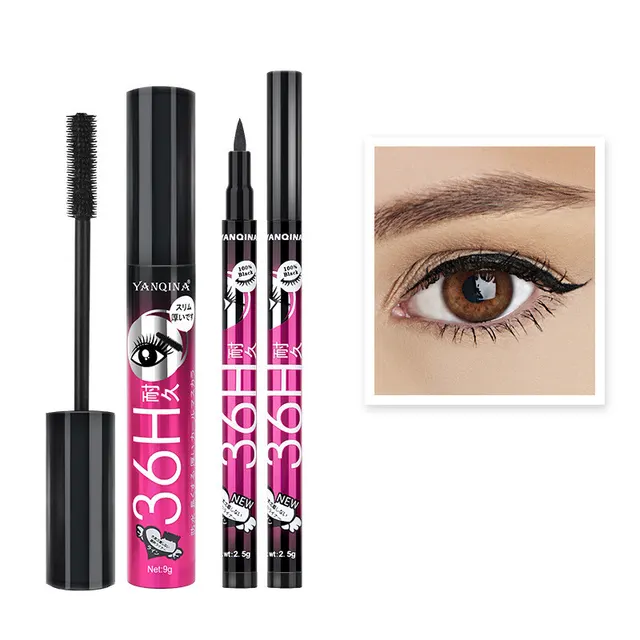 Eyeliner and Mascara Combo 2 Makeup Set Red - Shop at LoveMi