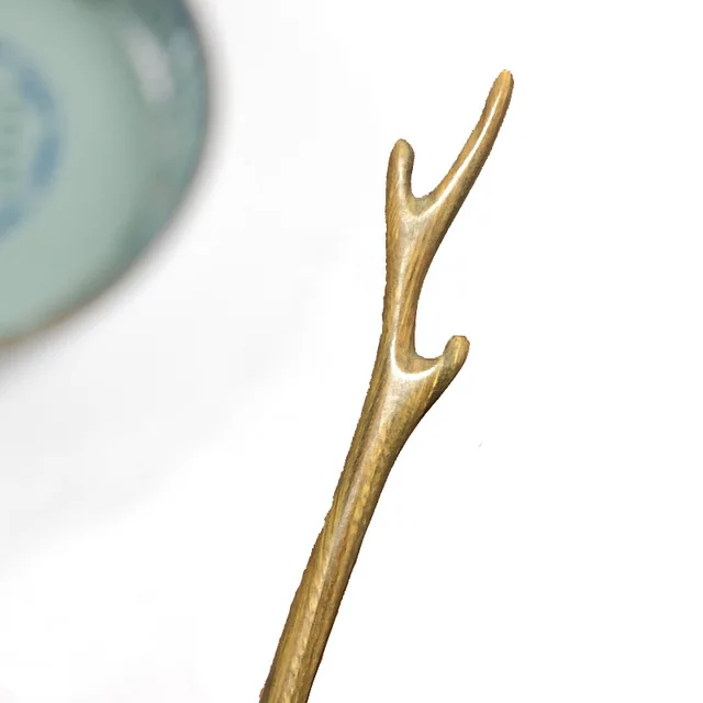 Dragon Horn Ebony Hairpin Classical Hairpin Green - Shop at LoveMi