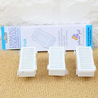 Pet Drinking Fountain Cat Feeding Water Flowing Fountain - T Shaped Filter Element 3Pcs