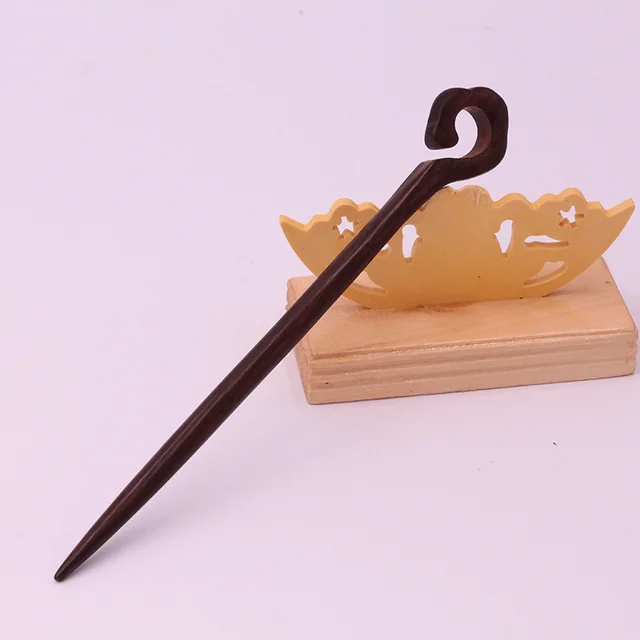 Wooden Ebony Hairpin Ethnic Hairpin - Shop at LoveMi