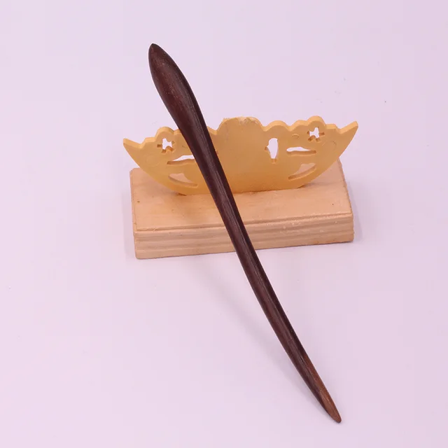 Wooden Ebony Hairpin Ethnic Hairpin - Shop at LoveMi