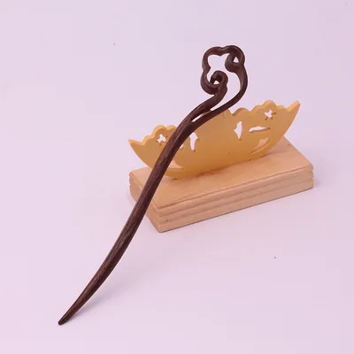 Wooden Ebony Hairpin Ethnic Hairpin G - Shop at LoveMi