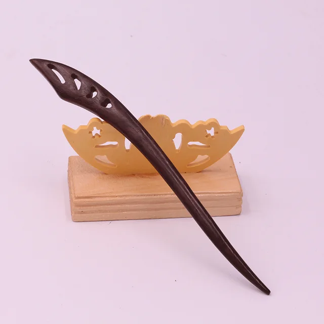Wooden Ebony Hairpin Ethnic Hairpin J - Shop at LoveMi
