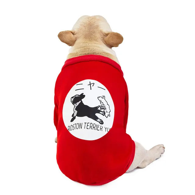 Winter Plush Clothes Corgi Small And Medium Dog Pet Sweater Red - Shop at LoveMi