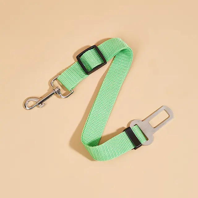 Dog Traction Belt Telescopic Rope Car Car Rope Light Green - Shop at LoveMi
