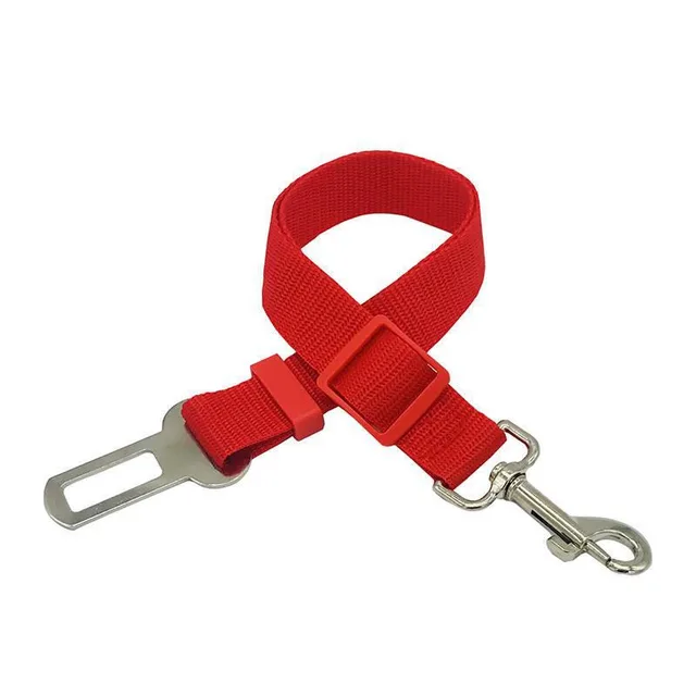Dog Traction Belt Telescopic Rope Car Car Rope Red - Shop at LoveMi