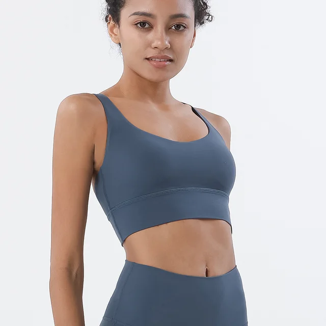 Sports Bra Fitness Running Sports Underwear - Blue