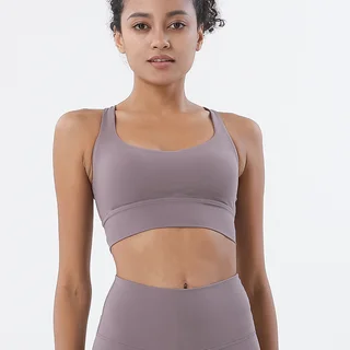 Sports Bra Fitness Running Sports Underwear - Purple