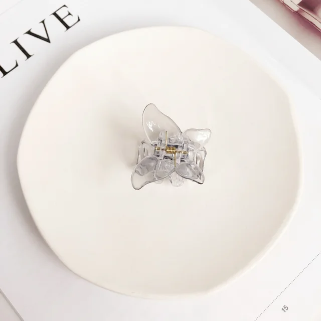 Back Of The Head Hair Clip Cute Side Clip Hair Accessories Half Tail Grab Clip Light Blue - Shop at LoveMi