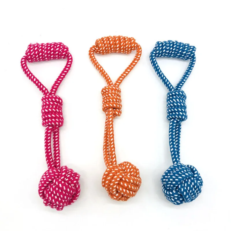Cotton Rope Pet Molar Toy Pet Rope Ball - Random