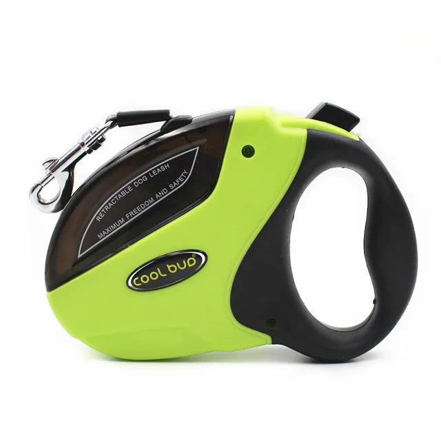 Automatic Retractable Traction Rope For Dog Collar Green - Shop at LoveMi