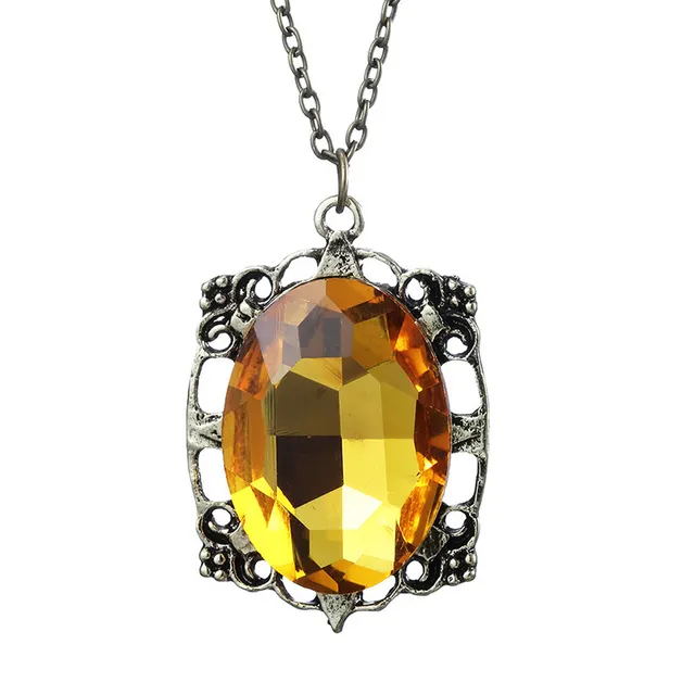 European And American Vampire Diaries Bonnie Necklace Yellow - Shop at LoveMi
