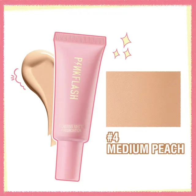 Matte Liquid Foundation Oil Control Nude Makeup - Shop at LoveMi