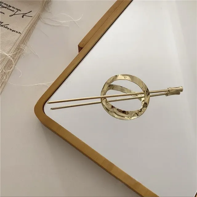 Net Celebrity Simple Modern Metal Hairpin Girl - Shop at LoveMi