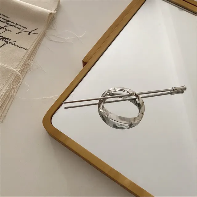 Net Celebrity Simple Modern Metal Hairpin Girl - Shop at LoveMi